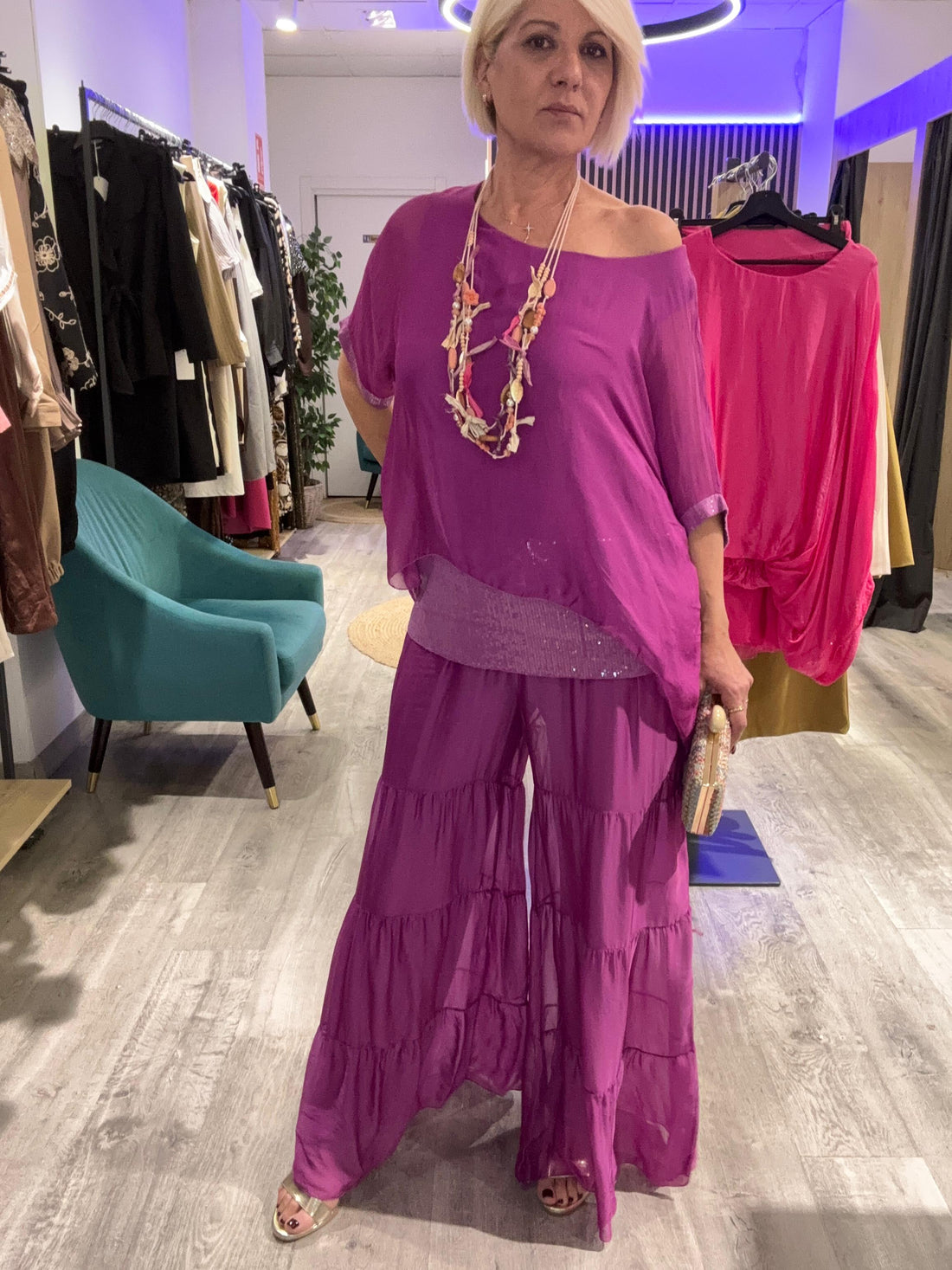 Conjunto seda Feme