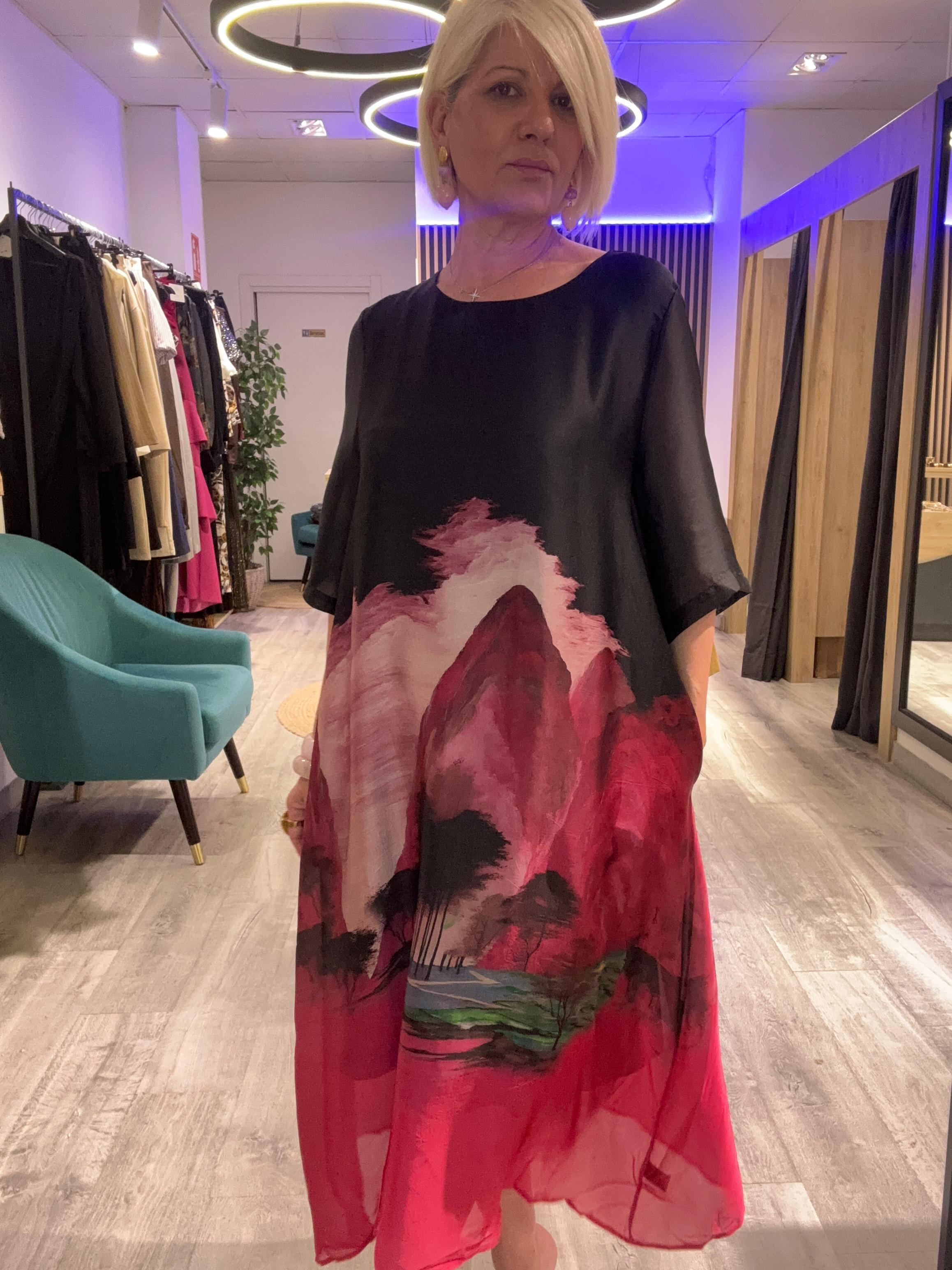 Vestido Sade rosa