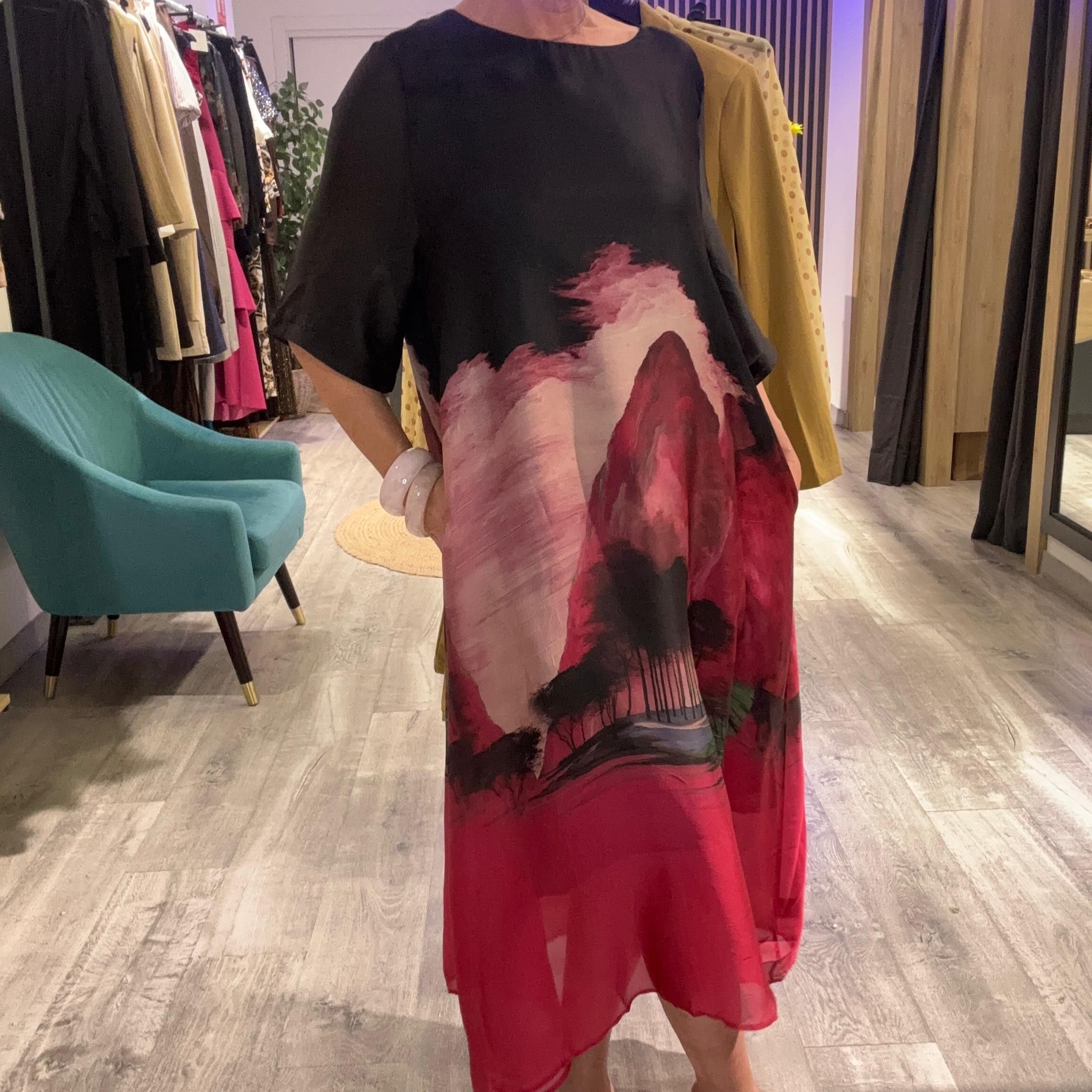 Vestido Sade rosa
