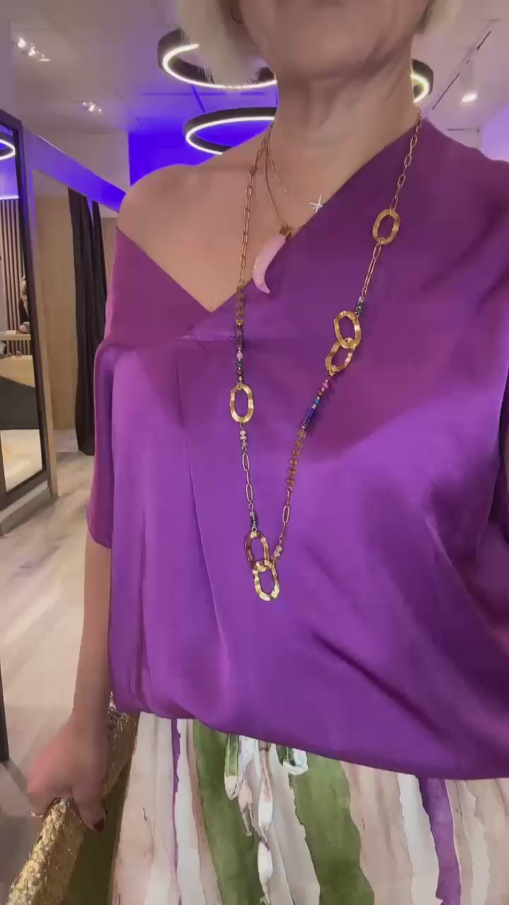 Conjunto pantalón y blusa Seda  Aris