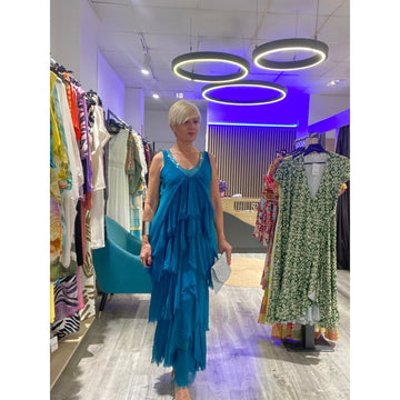 Vestido seda Mares